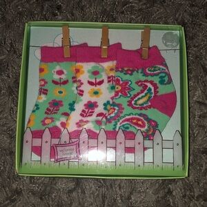 Vera Bradley Tutti Frutti Baby Socks, 3 Pairs, 0-12 Months, New